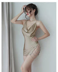 Gilded Seduction Gold-Accented Sensual Lingerie