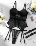 Bordeaux Bliss Two Piece Lingerie Set